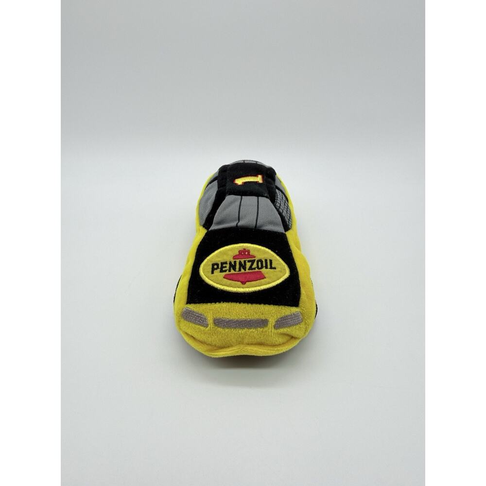 NASCAR Pennzoil Beanie Racers Plush Race Car #1 No Tag 8”